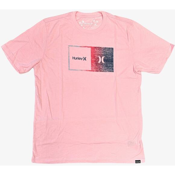 Hurley Men's T-Shirt Everyday Halfer Gradient Short Sleeve Crewneck Tee in Small - Picture 4 of 4